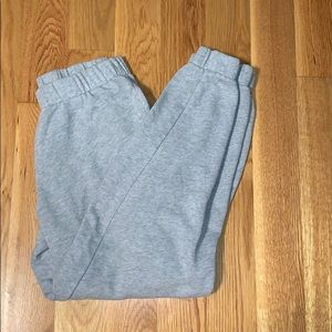 Gray brandy joggers